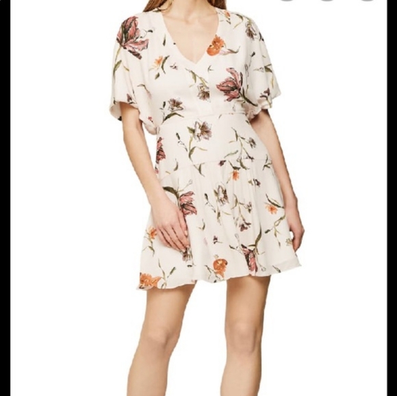 Reiss ruby floral day dress - Picture 1 of 4